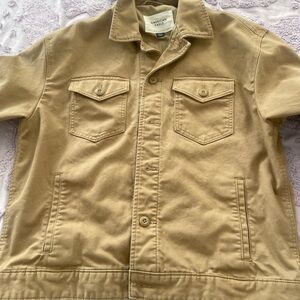 American Eagle Outfitters Men's Khaki Shirt Jacket